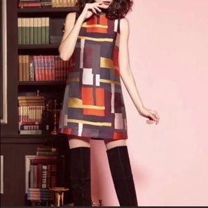 Alice + Olivia Clyde 60's retro shift dress 6